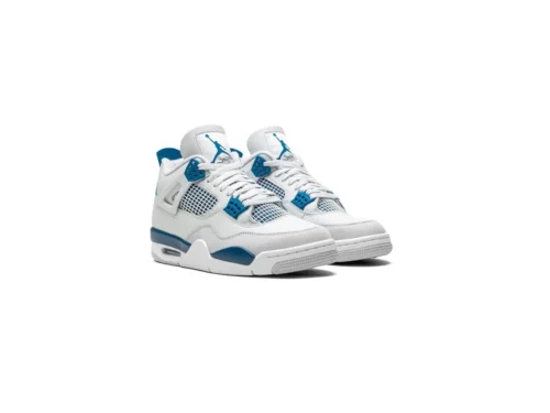 Retro 4 Blanco/Azul