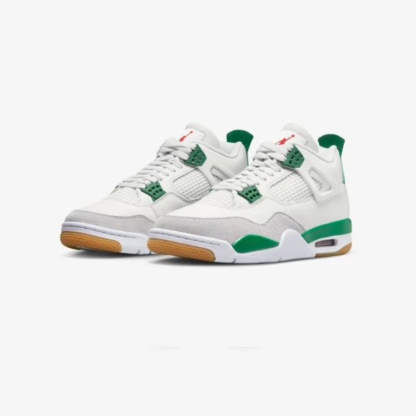 Retro 4 Blanco/Verde