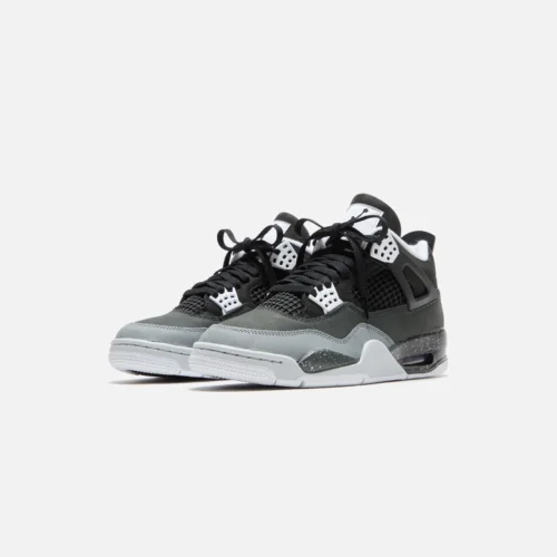 Retro 4 Gris/Negro/Blanco