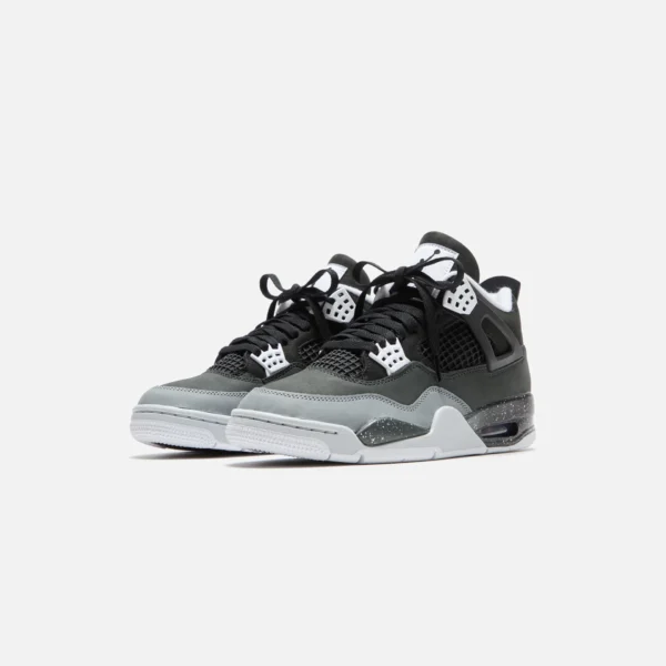 Retro 4 Gris/Negro/Blanco