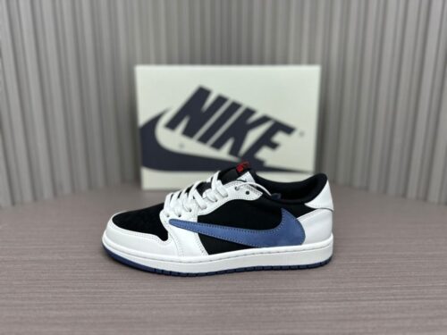 Jordan1 x Travis Scott Blanco/Azul